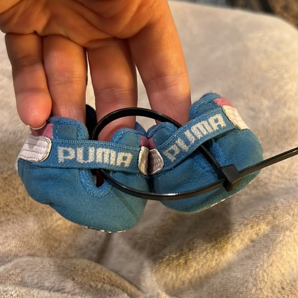Puma Baby Suede slip on shoes size 1 - Picture 7 of 7